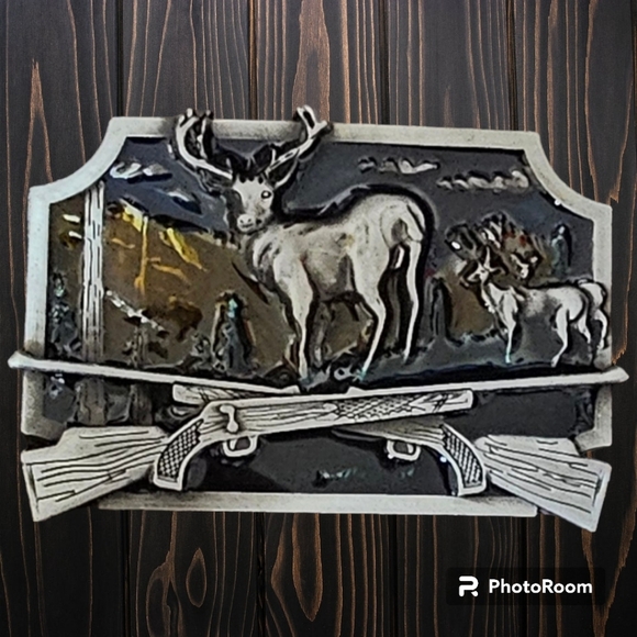 WILDLIFE HUNTERS BELT BUCKLE - Picture 3 of 15
